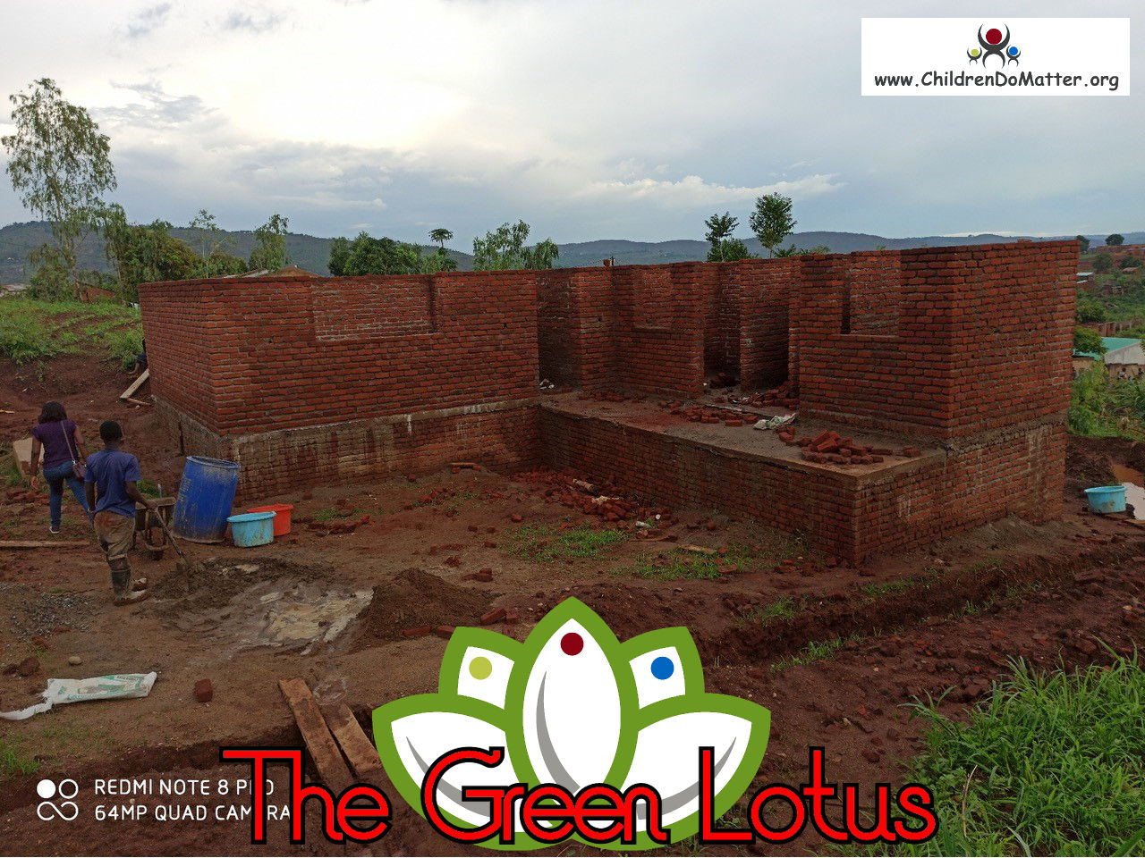 costruzione dell'orfanotrofio casa di accoglienza the green lotus a blantyre malawi - children do matter - 13