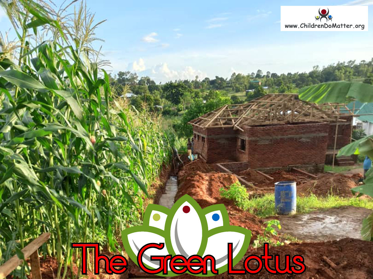 costruzione dell'orfanotrofio casa di accoglienza the green lotus a blantyre malawi - children do matter - 19