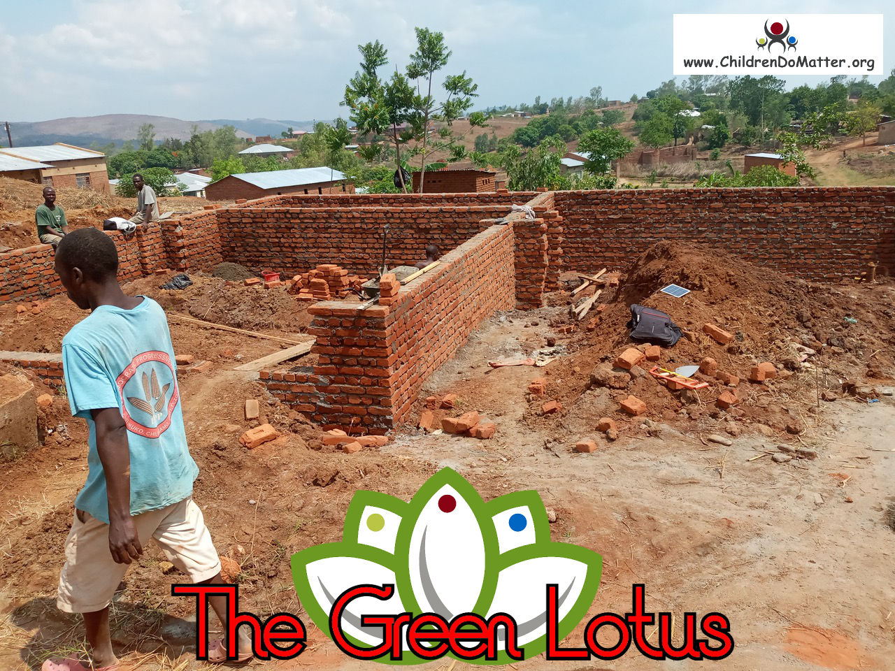 costruzione dell'orfanotrofio casa di accoglienza the green lotus a blantyre malawi - children do matter - 5