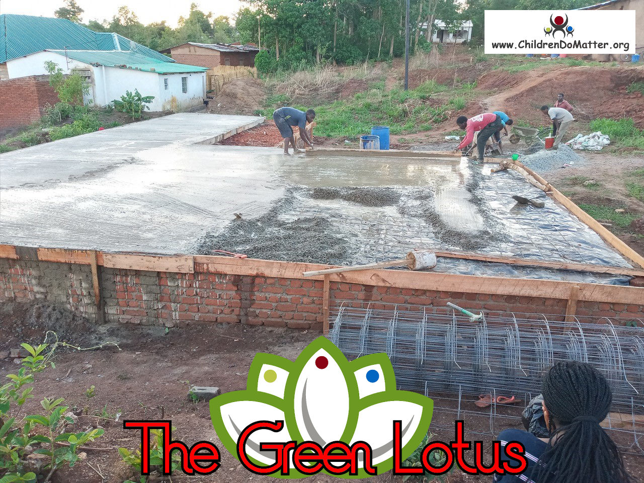 costruzione dell'orfanotrofio casa di accoglienza the green lotus a blantyre malawi - children do matter - 8