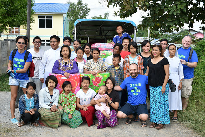 delivery of mattresses at brother felice tantardini orphanage - children do matter