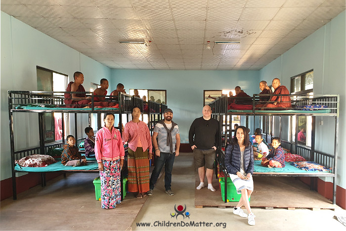 dormitories with bunk beds at sasana orphanage - children do matter