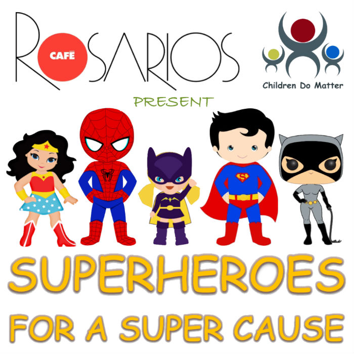superheroes for a super cause rosarios cafe bristol - children do matter
